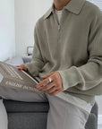 Primadon Pullover Alvaro | Eleganter Jacquard-Pullover für Herren langarm