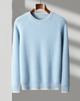 Primadon Pullover Blau / XS Carl | Eleganter Wollpullover für Damen warm