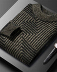 Primadon Pullover Dieter | Eleganter Herrenpullover aus Wollmix für Herbst