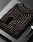 Primadon Pullover Dieter | Eleganter Herrenpullover aus Wollmix für Herbst