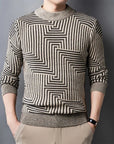 Primadon Pullover Dieter | Eleganter Herrenpullover aus Wollmix für Herbst