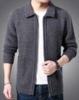 Primadon Pullover Grau / M Benjamin | Hochwertiger Kaschmir Pullover für Herren elegant