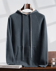 Primadon Pullover & Hoodies Grau / XS Hannes | Eleganter Cashmere-Merino-Hoodie für Herren