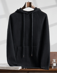 Primadon Pullover & Hoodies Schwarz / XS Hannes | Eleganter Cashmere-Merino-Hoodie für Herren