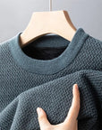 Primadon Pullover & Strickjacken Blau / S Adrian | Eleganter Herrenpullover aus Baumwolle atmungsaktiv