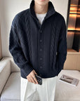 Primadon Pullover & Strickjacken Blau / S Valentin | Eleganter Strickcardigan für Herren Winter
