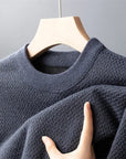 Primadon Pullover & Strickjacken Dunkelgrau / S Adrian | Eleganter Herrenpullover aus Baumwolle atmungsaktiv