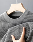 Primadon Pullover & Strickjacken Grau / S Adrian | Eleganter Herrenpullover aus Baumwolle atmungsaktiv