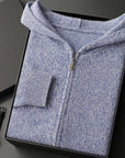 Primadon Pullover & Strickjacken Lucien | Eleganter Herren Hoodie aus Cashmere-Mix