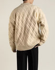 Primadon Pullover & Strickjacken Stefan | Warmer Strickpullover für Damen Baumwolle Winter
