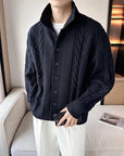 Primadon Pullover & Strickjacken Valentin | Eleganter Strickcardigan für Herren Winter