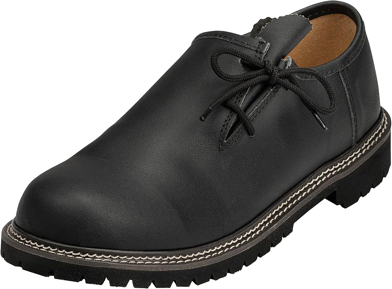 Primadon Schuhe Schwarz Glänzend / 39 Franz | Elegante Haferlschuhe Herren aus Wildleder für Alltag