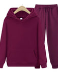 Primadon Sets Merlot / S Robin | Bequemes Hoodie Set für Unisex mit Jogginghose
