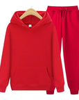 Primadon Sets Rot / S Robin | Bequemes Hoodie Set für Unisex mit Jogginghose