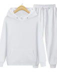 Primadon Sets Weiß / S Robin | Bequemes Hoodie Set für Unisex mit Jogginghose