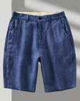 Primadon Shorts Blau / XS Marlow | Lässige Leinen Shorts für Herren Sommer