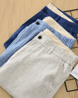 Primadon Shorts Marlow | Lässige Leinen Shorts für Herren Sommer