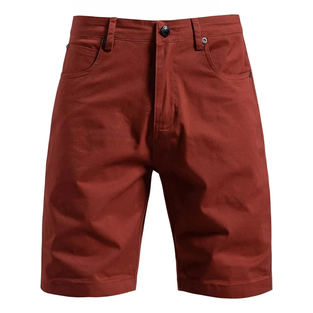 Primadon Shorts rot / 32 Bari lässige Baumwollshorts für Herren Sommer