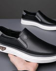 Primadon Slipper Victor elegante Chelsea Slipper für Herren aus Vollnarbenleder