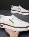 Primadon Slipper Victor elegante Chelsea Slipper für Herren aus Vollnarbenleder