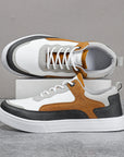 Primadon Sneaker Julian elegante Leder-Wildleder Sneakers für Herren atmungsaktiv