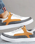 Primadon Sneaker Julian elegante Leder-Wildleder Sneakers für Herren atmungsaktiv