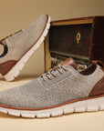 Primadon Sneaker Marc atmungsaktive Barfußschuhe für Herren flexibel