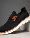 Primadon Sneaker Schwarz / 38.5 Bruno | Atmungsaktive Sneakers für Herren Sommer