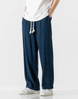 Primadon Sweatpants: Jogginghose Blau / S Duke | Lässige Sweatpants für Herren Leinen