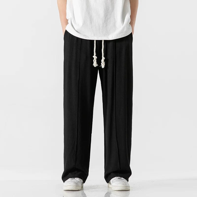 Primadon Sweatpants: Jogginghose Schwarz / S Duke | Lässige Sweatpants für Herren Leinen