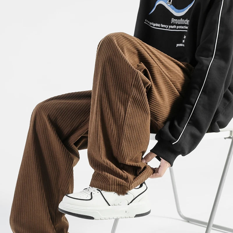 Bequeme Jogginghose für Damen aus Cord warm und lässig ideal für Freizeit 1