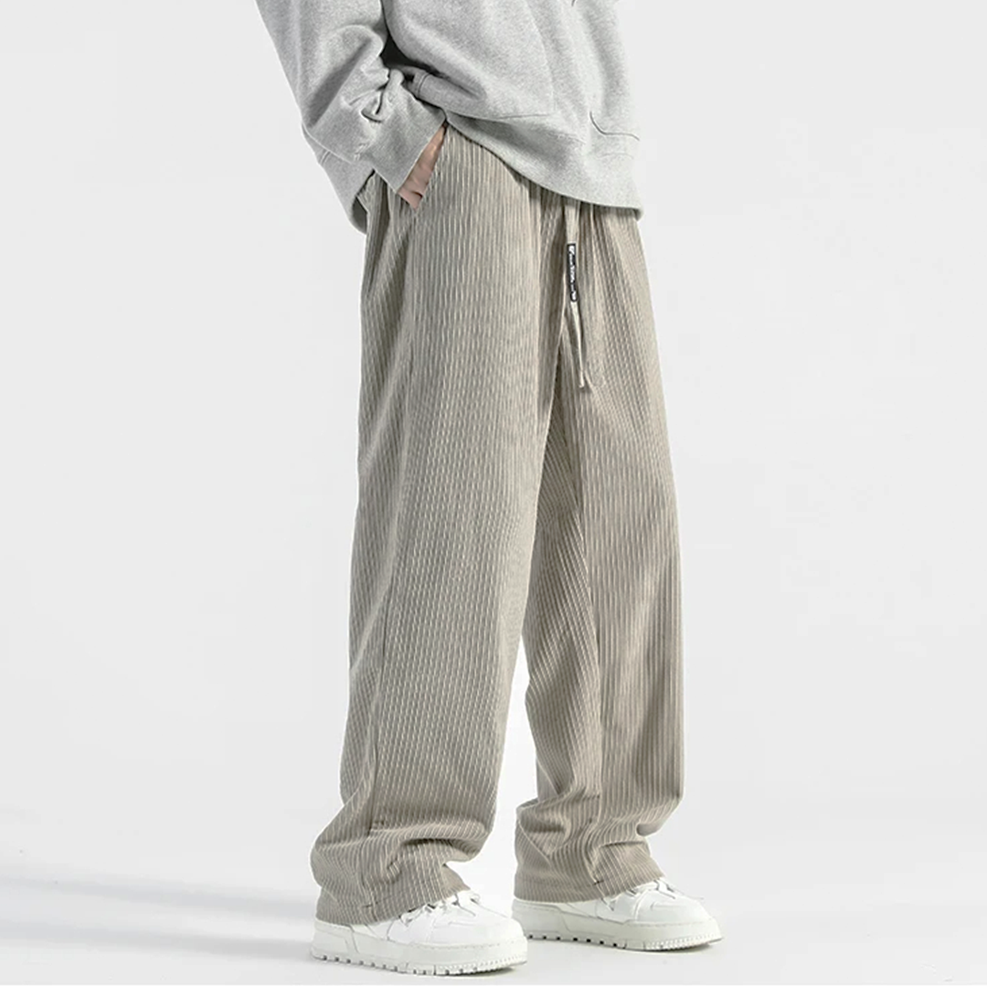 Bequeme Jogginghose für Damen aus Cord warm und lässig ideal für Freizeit 2