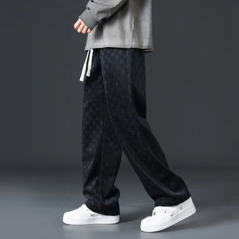 Bequeme Jogginghose für Damen aus Cordstoff winterlich lockere Passform 0
