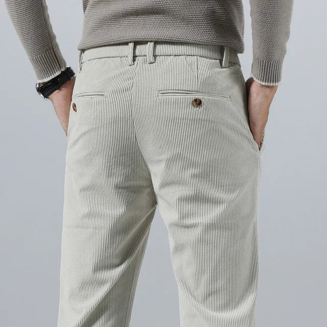 Elegante Cordhose für Herren maßgeschneiderte Passform vielseitig weich 5