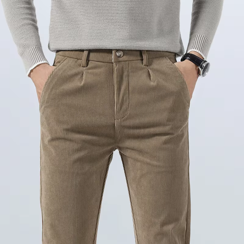 Elegante Cordhose für Herren maßgeschneiderte Passform vielseitig weich 6