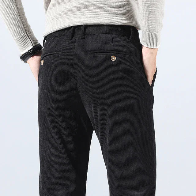 Elegante Cordhose für Herren maßgeschneiderte Passform vielseitig weich 9