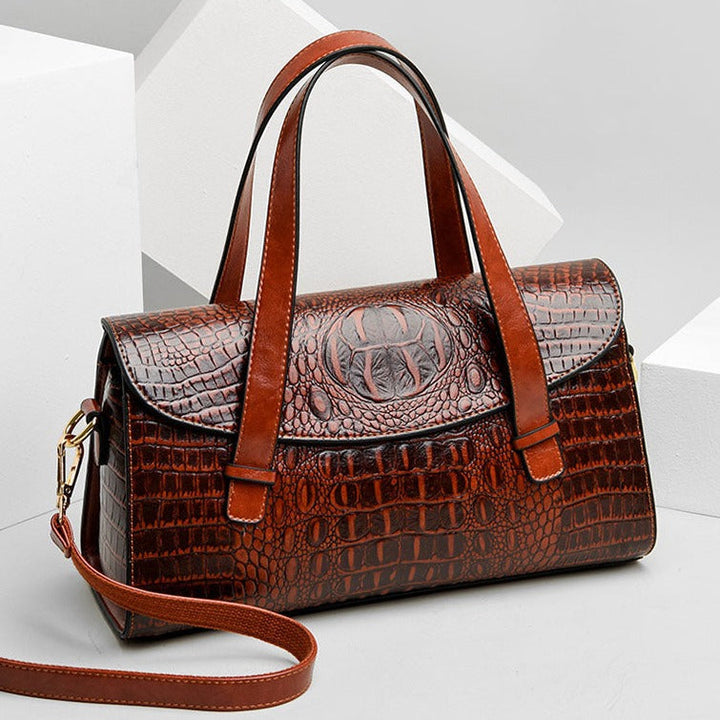 Elegante Ledertasche für Damen geräumig stilvoll Premium 2