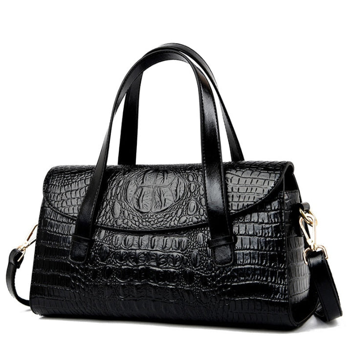 Elegante Ledertasche für Damen geräumig stilvoll Premium 4
