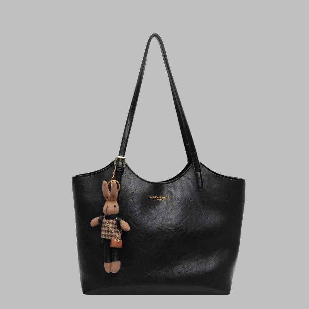 Elegante Umhängetasche für Damen aus Vintage-Leder ganzjährig geräumig mit Schultergurt 3