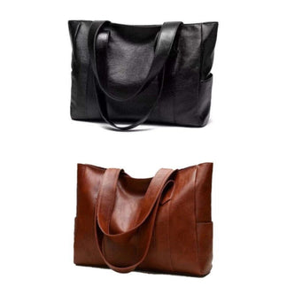 Elegante Umhängetasche für Damen aus hochwertigem Leder vintage praktisch 6