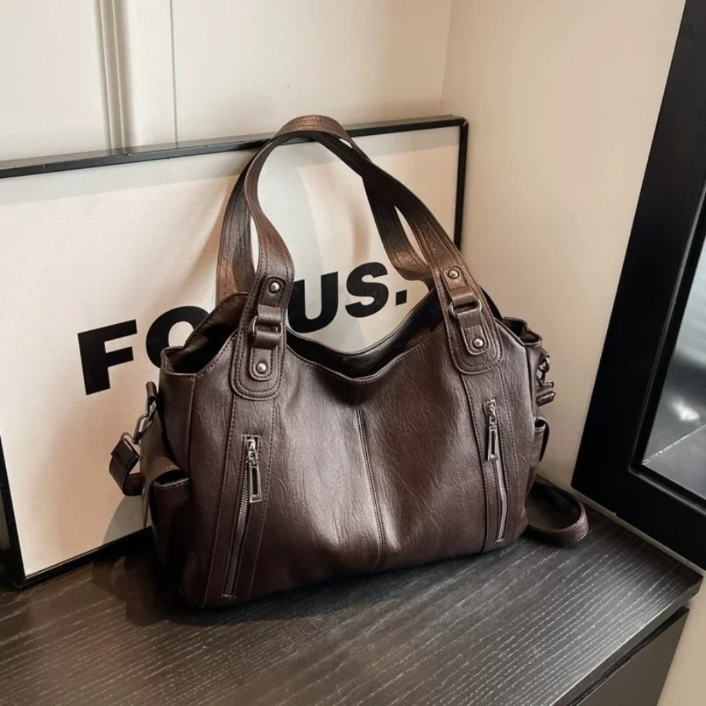 Elegante Umhängetasche für Damen aus veganem Leder vielseitig geräumig und stilvoll 1