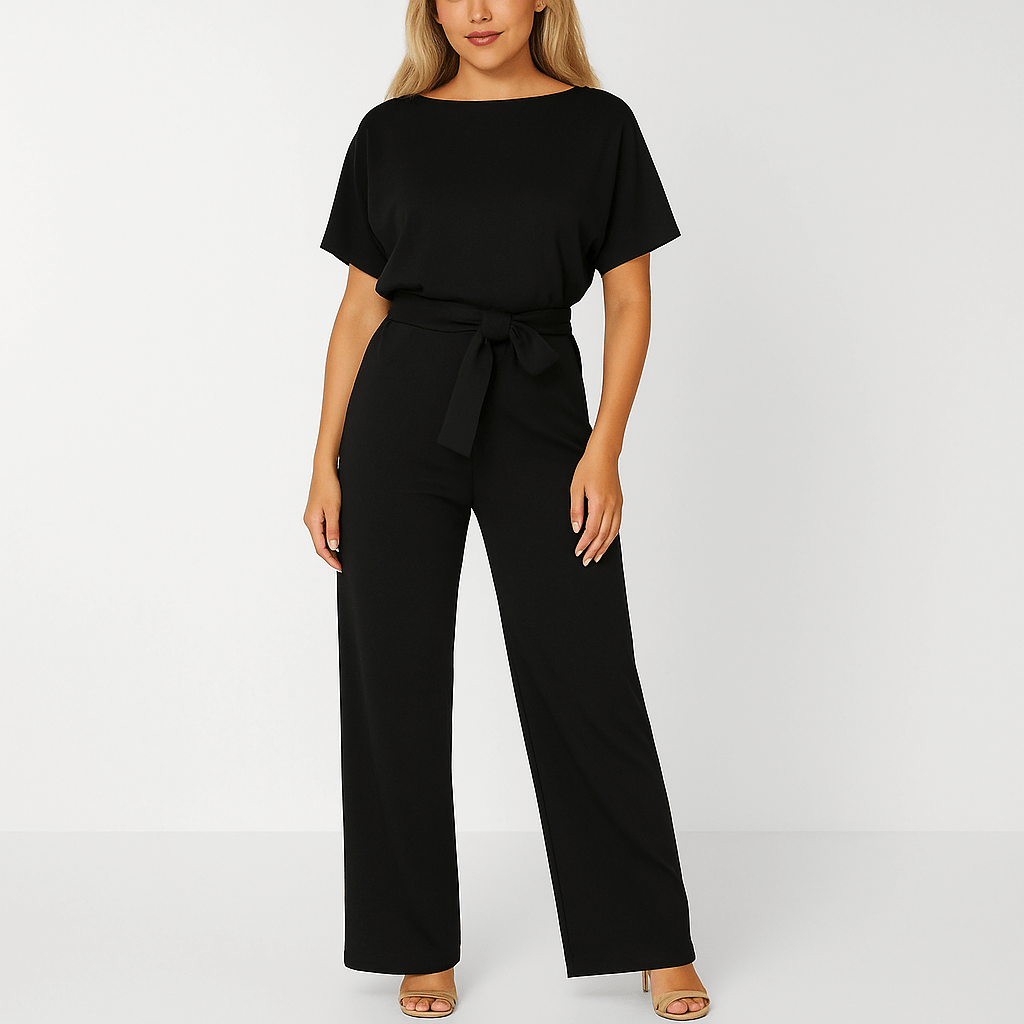 Elva | Eleganter Jumpsuit für Damen festlich mit Gürtel 3
