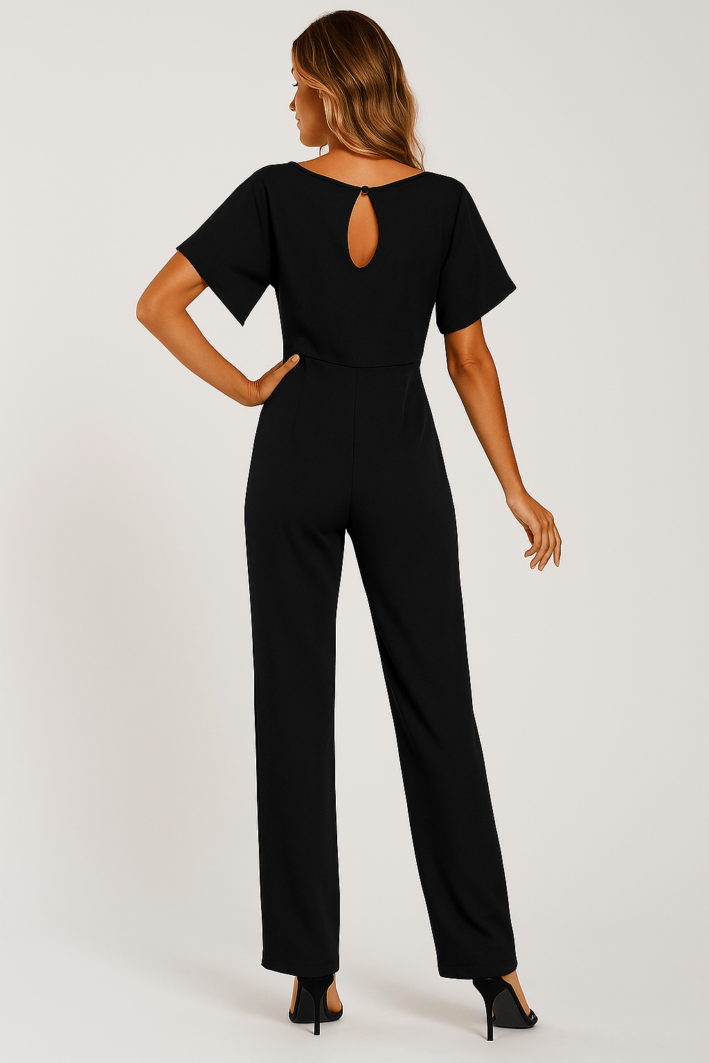 Elva | Eleganter Jumpsuit für Damen festlich mit Gürtel 5