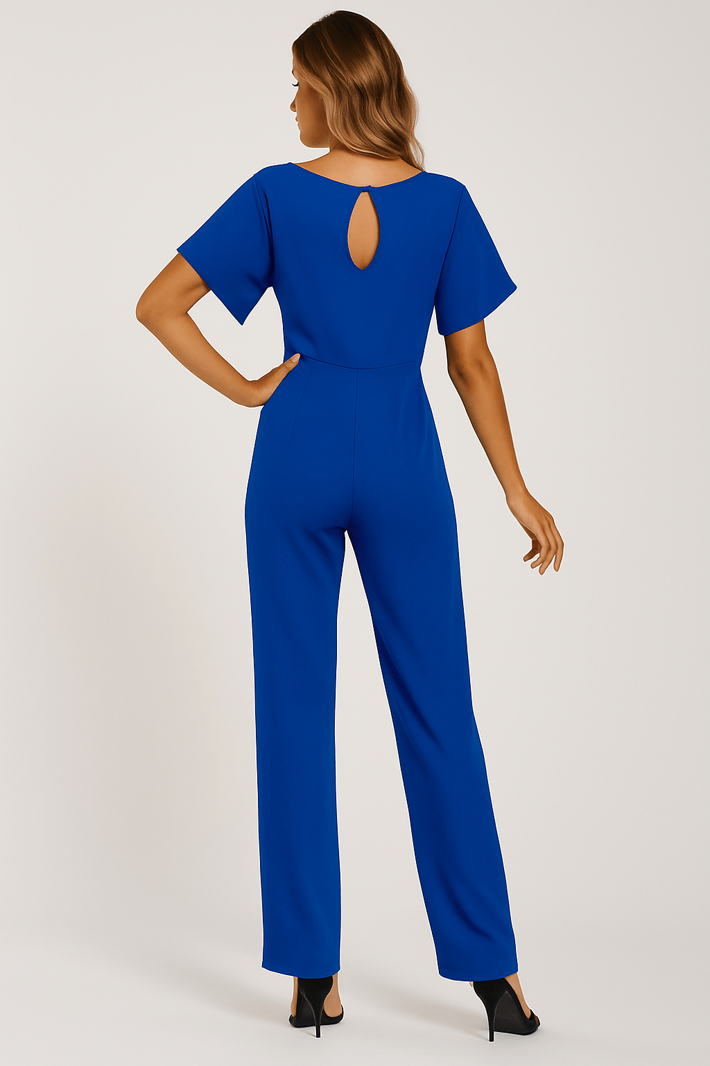 Elva | Eleganter Jumpsuit für Damen festlich mit Gürtel 7