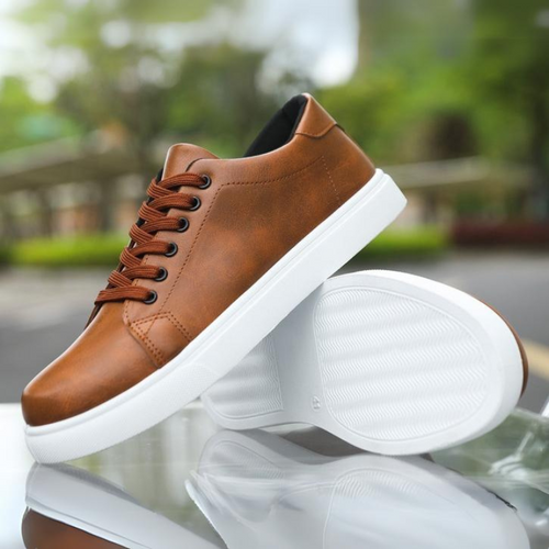 Hochwertige Weiße Leder Sneakers Damen mit Gepolsterter Sohle – Niedriges Design für Optimalen Komfort 0