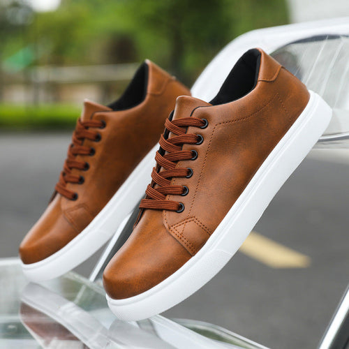 Hochwertige Weiße Leder Sneakers Damen mit Gepolsterter Sohle – Niedriges Design für Optimalen Komfort 1