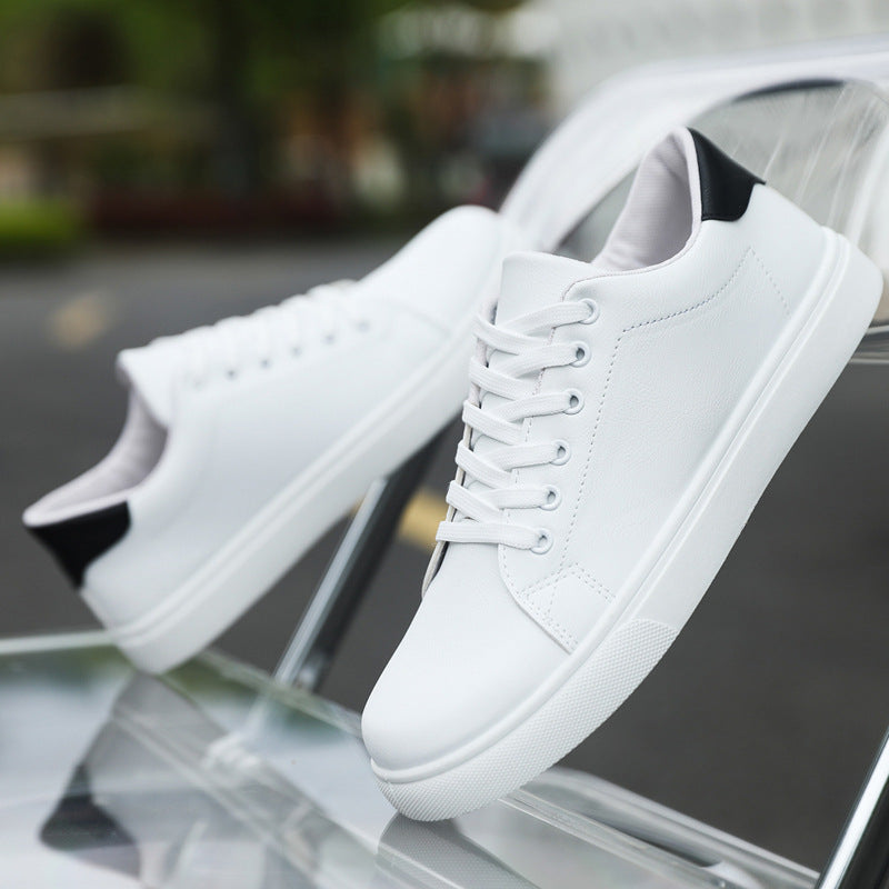 Hochwertige Weiße Leder Sneakers Damen mit Gepolsterter Sohle – Niedriges Design für Optimalen Komfort 6