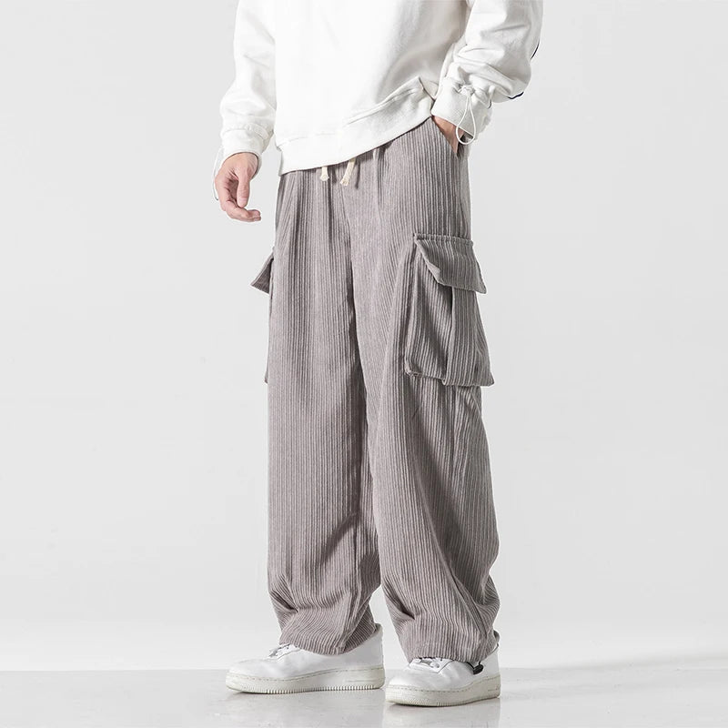 Weiche Jogginghose für Damen aus Cord bequem warm für Freizeit und Sport 1
