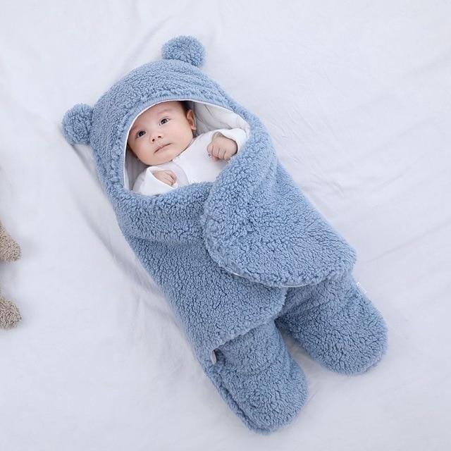Cozy Baby Blanket for Newborns Soft Breathable Warm with Bear Ears 7