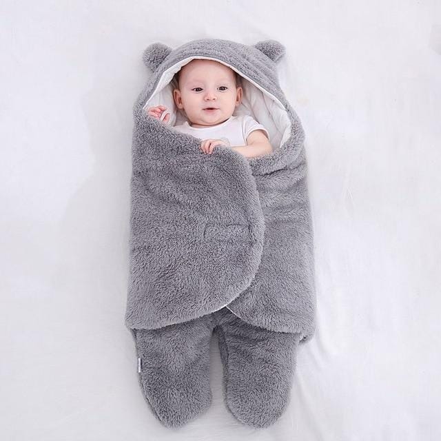 Cozy Baby Blanket for Newborns Soft Breathable Warm with Bear Ears 5